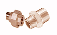 ASTM B467 Copper AlloyThreaded union (male x female) 